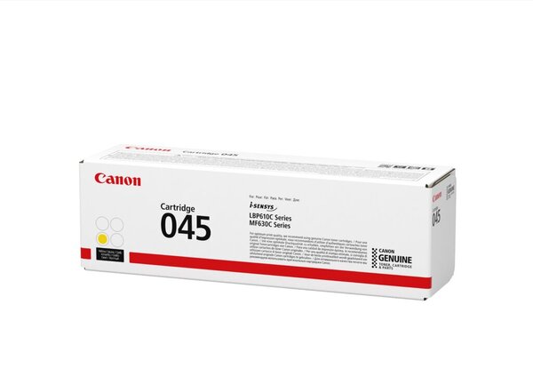 Toner Cartridge 045, für Canon Drucker, ca. 1.300 Seiten, gelb