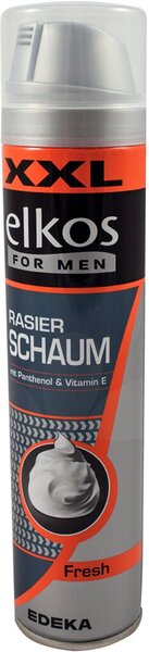 Rasierschaum elkos, für Männer, Fresh, 300 ml