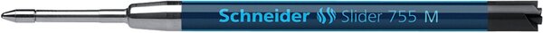 Kugelschreibermine Slider 755 M, Visco Glide Ink-System, dokumentenecht, schwarz
