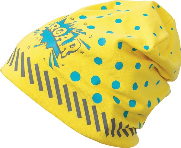 Jersey-Mütze Roar, für Kinder, reflektierende Flächen, gelb