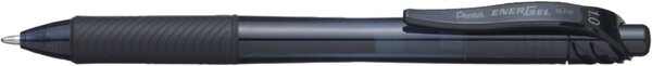 Gelroller EnerGel X, Strichstärke 0,50 mm, Schreibfarbe schwarz, Schaftfarbe transparentschwarz