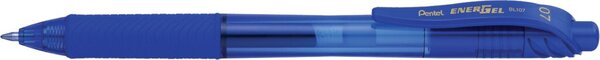 Gelroller EnerGel X, Strichstärke 0,35 mm, Schreibfarbe blau, Schaftfarbe transparentblau