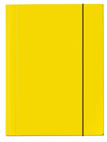 Sammelmappe Velocolor, DIN A4, Gummizugverschluss, gelb