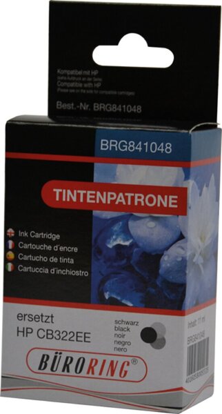 Tintenpatrone, ersetzt HP CB322EE, ca. 420 Seiten, photo schwarz