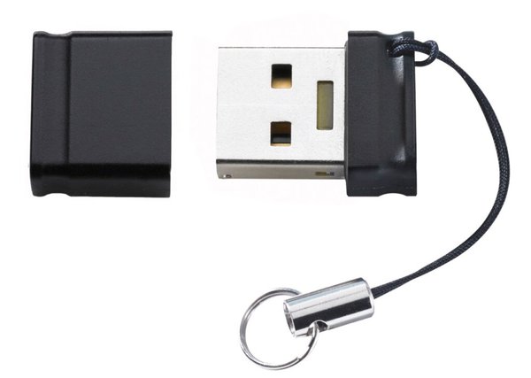 Speicherstick Slim Line, USB 3.2 Gen 1, schwarz, Kapazität 32 GB