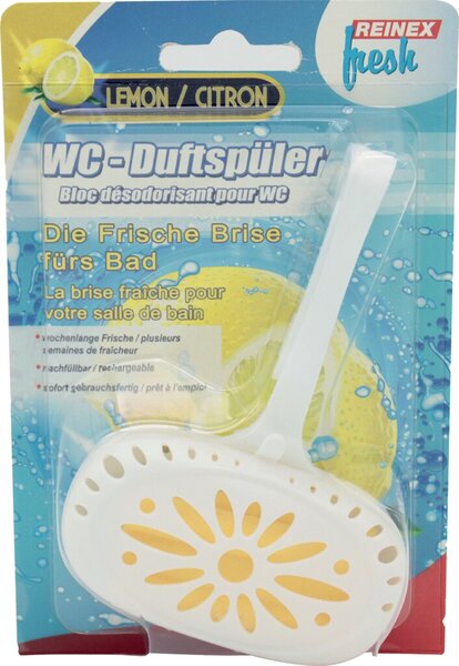 WC-Duftspüler Lemon, nachfüllbar, sofort gebrauchsfertig