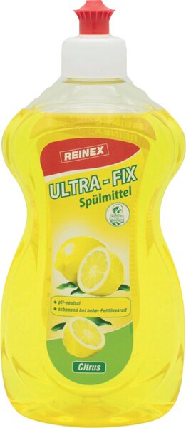 Handspülmittel Ultra-Fix, 500 ml, pH-neutal schonend, hohe Fettlösekraft