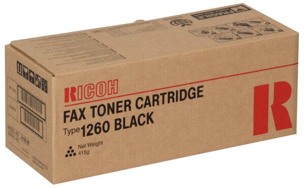 Toner Cartridge Type 1260, für Ricoh Drucker, ca. 5.000 Seiten, schwarz