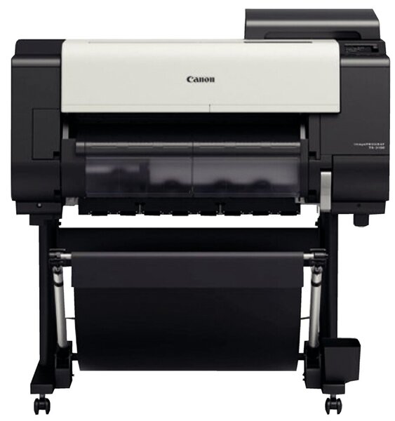 Großformatdrucker imagePrograf TX-2100, DIN A0, 61 cm, Randlos Druck (nur Rolle), 5 Tinten (je 1x MBK,BK,C,M,Y), Druckgeschwindigkeit: A1 - 0:35 Minute, 2400 x 1200 dpi, 128 GB Speicher, Druckersprache: HP-GL/2, HP RTL, PDF, JPEG, USB, LAN, WLAN.