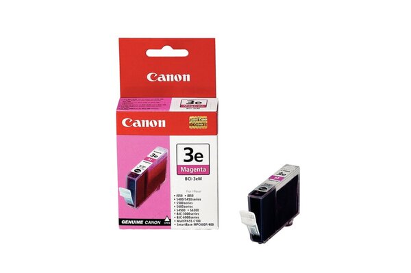 Tintentank BCI-3e, für Canon Drucker, ca. 390 Seiten, magenta