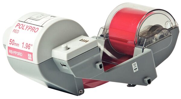 Farbband, RB-PP3RD, 50 mm breit / 300 m lang, rot, für Tape Creator TP-M5000N