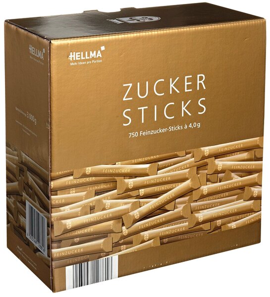 Zucker-Sticks Goldline, 750 Portionen à 4,5 g