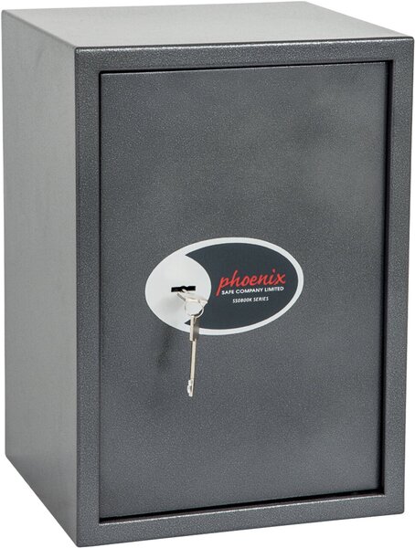 Sicherheitstresor Vela, Home & Office, Schlüssel-Schloss, Volumen 51 Liter, graphitgrau
