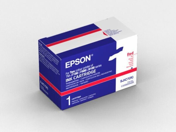 Tintenpatrone SJIC6, für Epson Drucker, rot