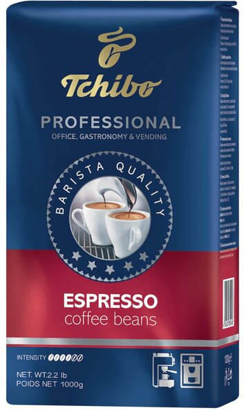 Tchibo Professional Espresso, ganze Bohnen, Intensitä 3, 1000 g