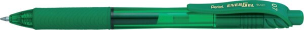Gelroller EnerGel X, Strichstärke 0,35 mm, Schreibfarbe grün, Schaftfarbe transparentgrün