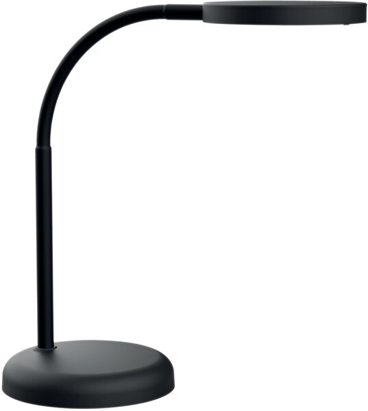 LED-Tischleuchte MAULjoy, schwarz, matte Oberfläche, warmweiß, Energieeffizienzklasse D, Lebensdauer Leuchtmittel 15.000 Stunden, Schalter am Leuchtenkopf