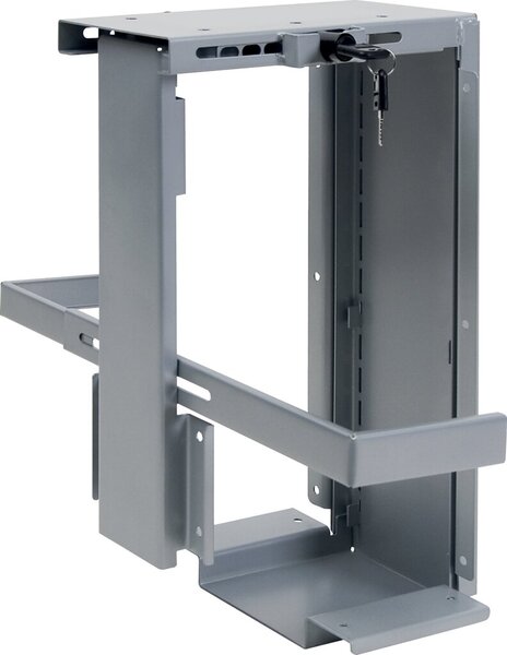 Computerhalterung Viewmate Schreibtisch 302, diebstahlgeschützt, bis 20 kg, silber