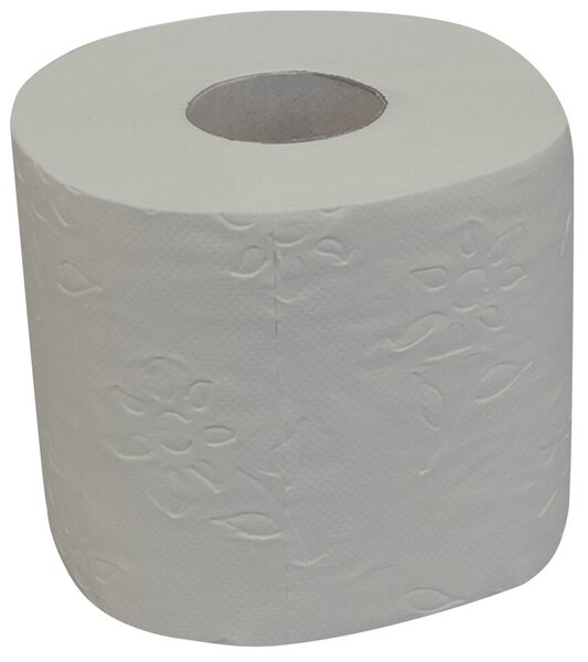 Toilettenpapier Katrin Plus, toilet 250, 3-lagig, weiß, 250 Blatt/Rolle, 8 Rollen/Packung