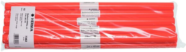 Schutzfolie 2 m x 40 cm rot, Packung à 10 Rollen