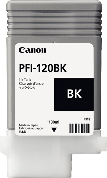 Tinte PFI-120BK, für Canon Drucker, 130 ml, schwarz