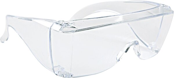 Schutzbrille, für Brillenträger, Kunststoff, krazfest, Universalgröße
