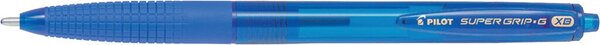 Kugelschreiber Super Grip G RT, Schaft blau, Kunststoff, Mine XB - 0,6 mm, blau