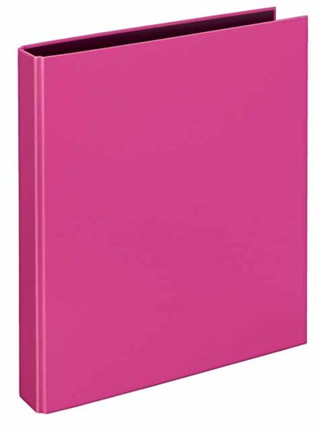 Ringbuch VELOCOLOR, DIN A4, Füllhöhe 25 mm, 2-D-Ringmechanik, 10 Stück, pink