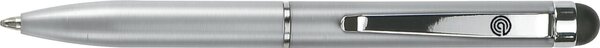Touch Pen 2 in 1, Serie Cityline TARENT Mini silber, Mine blau, D1 Mine, Länge 9,5 cm