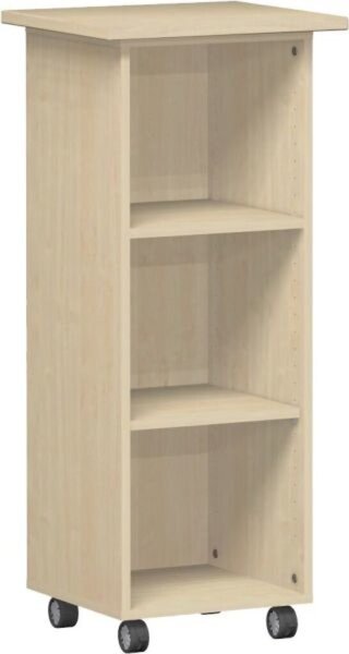 Caddy Flex 4 Rollen, Ahorn, 4 Rollen davon 2 feststellbar, 1170 x 500 x 450 (HxBxT)