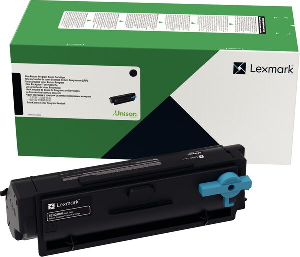 Rückgabe Tonerkassette, für Lexmark Drucker, ca. 6.000 Seiten, schwarz