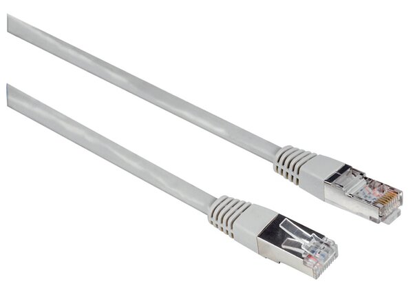 Netzwerk CAT 5e-Patchkabel UTP, 5 m, grau