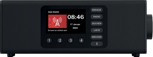 Digitalradio DR2002BT, Bluetooth Stereo, schwarz