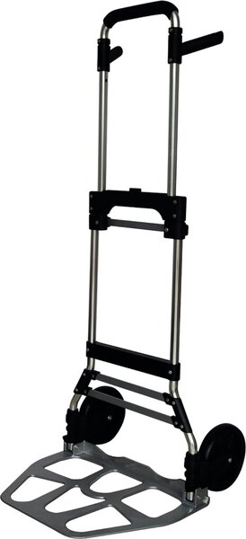 Handkarre klappbar, Alu, max. 120kg belastbar, 2 Rollen, inkl. Gummiband