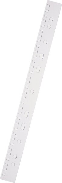 Abheftstreifen, für DIN A4 Ordner, für Drahtkammbindung 3:1, Lochgröße: 4 x 4 mm