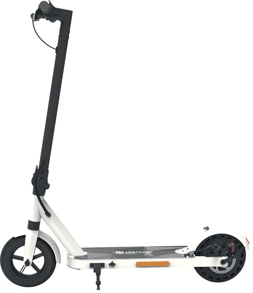 E-Scooter mit Alurahmen SEL-85360F weiß, bis 25km/h, faltbar, 350 W Motor, Luftreifen vorne Honeycomb Reifen hinten