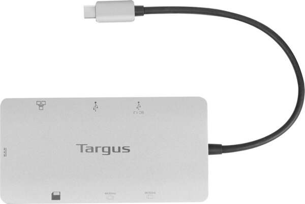 USB-C Dual HDMI 4K-Dockingstation mit 100 W PD Pass-Thru, grau