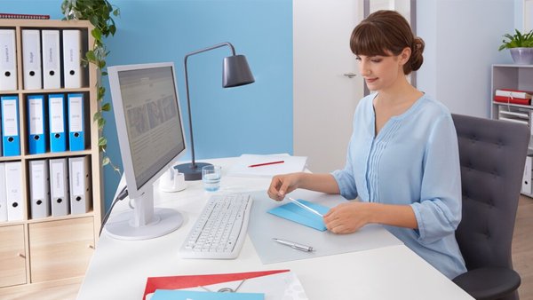 Computer-Tastatur, Tabelle, Schreibtisch, Überwachen, Stift