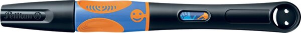 Schulfüller griffix, Rechtshänder, Feder A (Anfänger), inklusive Tintenpatrone, neon black