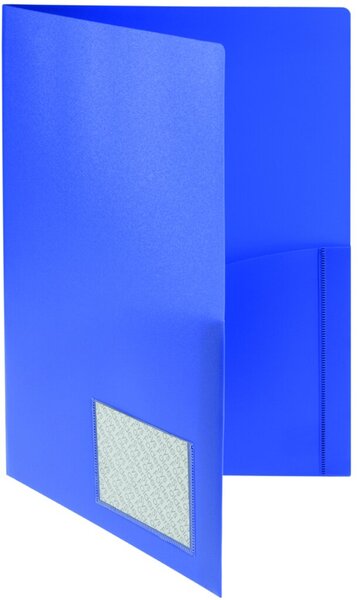 Angebotsmappe, DIN A4, 4 Abheftlaschen, 2 Innentaschen, Visitenkartentasche, 305 x 225 mm, blau