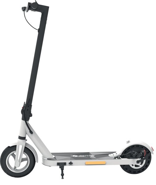 E-Scooter 10" mit Alurahmen SEL-10500, weiß, bis 20 km/h, faltbar, 350 W Motor, Luftreifen vorne, Vollgummi Hinterrad