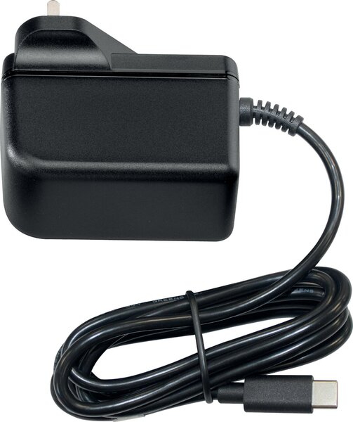 USB-C Netzadapter, für Scanner, schwarz