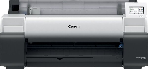 Großformatdrucker imagePrograf IPF TM-240, DIN A1, 24 Zoll, 61 cm, 5 Tinten (je 1x MBK, BK, C, M, Y) Druckgeschwindigkeit: A1 - 51 Sek., 2400 x 1200 dpi, USB 2.0 Hi-Speed LAN, WLAN