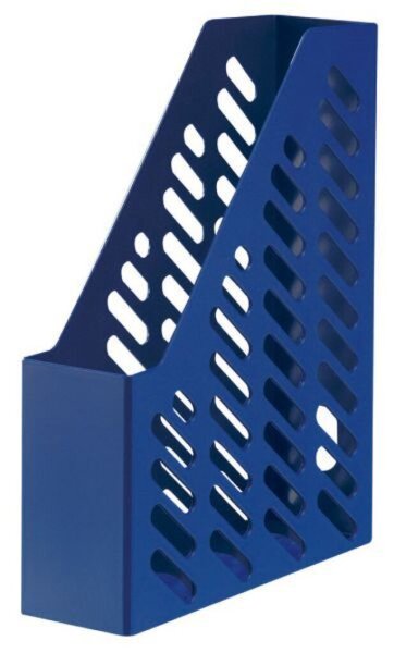 Stehsammler Klassik, DIN A4+, blau, Fassungsvermögen: 70 mm, Polystyrol, Griffloch