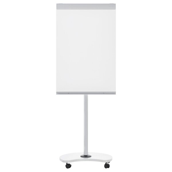 Flipchart Junior Plus mobil, 5 Rollen feststellbar, magnethaftend, trocken und feucht abwischbar
