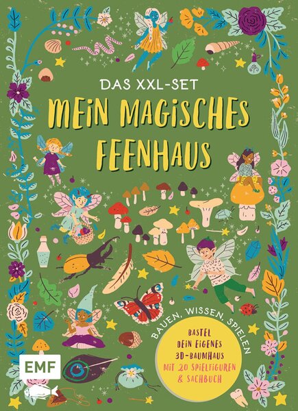 Set mit Sachbuch inkl. Figuren und Feenhaus