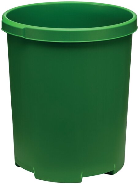 Großpapierkorb KLASSIK XXL, grün, 50 Liter, 4 Griffmulden, extra stabil