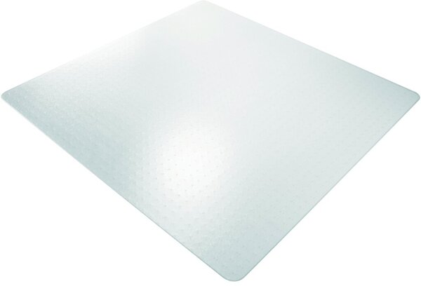 PC-Bodenschutzmatte Ecoogrip Solid für Teppichboden mit Ankernoppen, (O), 1,20 x 1,10 m, Stärke ca. 2,1 mm