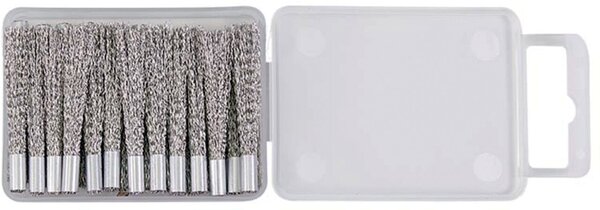 Edelstahldraht-Ersatzpinsel, Ø 4 mm, 40mm lang, passend für 760350, 25 Stück
