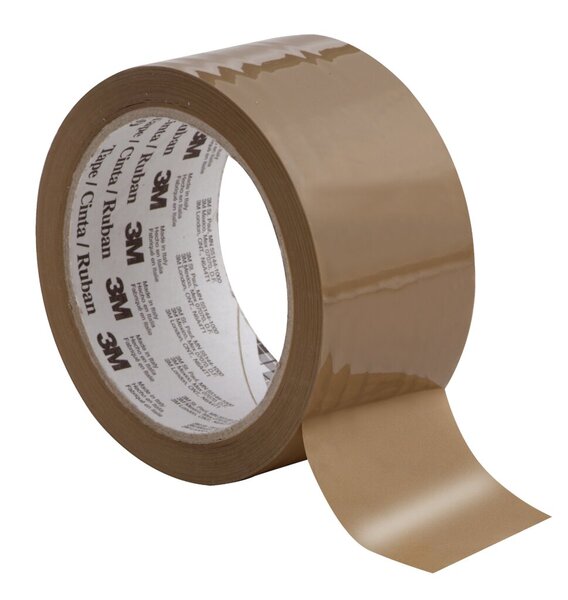 Packband Tartan, 50 mm x 66 m, braun, PP-Folie, 25 my